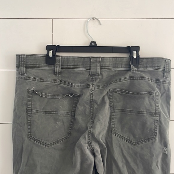 Weatherproof Mens Straight Leg Jeans Gray/Green 38 X 32 #0120 - Picture 8 of 12